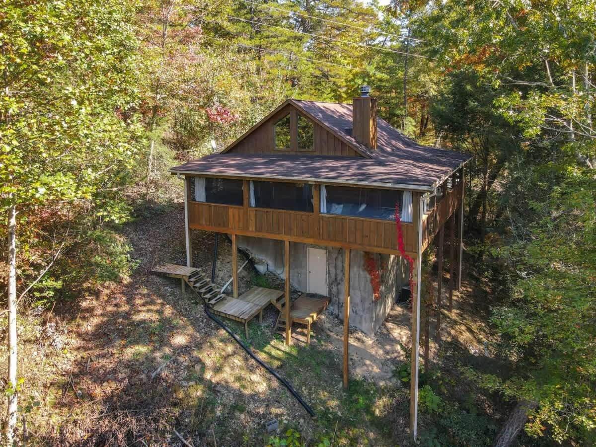 Nice View Fireplace, Hot Tub, Porch Bed, Private Sevierville Exteriér fotografie