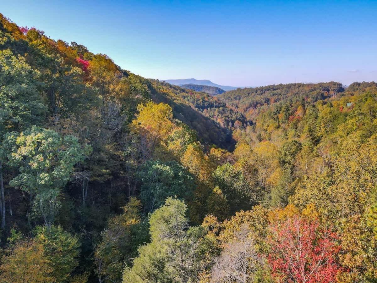 Nice View Fireplace, Hot Tub, Porch Bed, Private Sevierville Exteriér fotografie